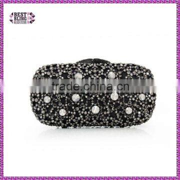 classica color matching china crystal clutch bag fashion rhinestone box clutch bag evening crystal stone clutch bag(88192A-B)