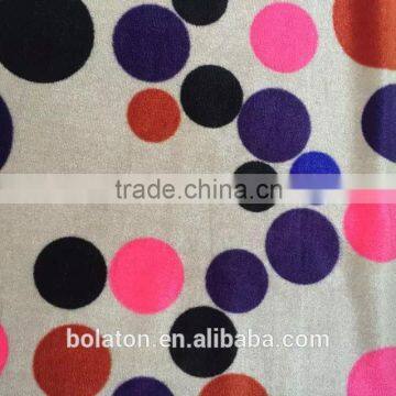 ks Velvet Fabric Graphic Design for Colorful Blouse Girls Garment photo-4