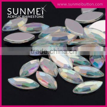 Fashion Accessory Navette Crystal Acrylic Plastic Rhinestone photo-6