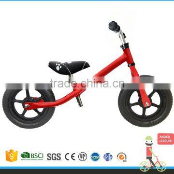 2017 Christmas New Kids push bike Children's First Training Bicycle / pink balance bike