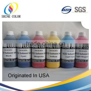 Eco Solvent compatible Ink for Epson/Mimaki/Roland Inkjet Printer Factory Price