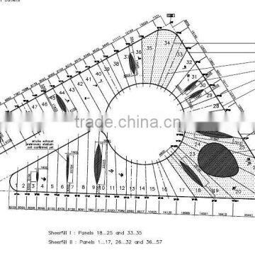 The design software of textile architecture with easy operation in overall calculation of tensile fabric and steel structure