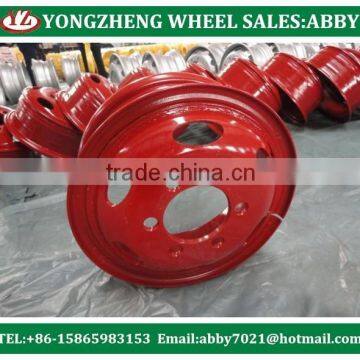 6.0-16 black-paint truck wheel rim
