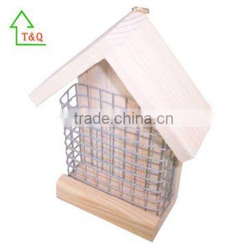 Hanging Natural Pine Wooden Fat Snax Bird Feeder