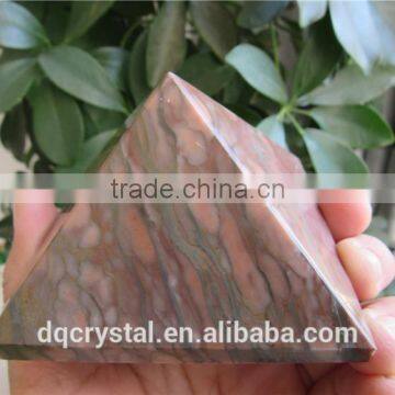 factory bulk vein brown stone energy crystal pyramid for healing