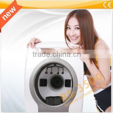 Newest 3D magic mirror uv light facial skin analysis machine