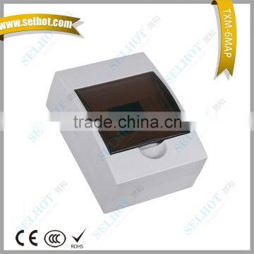 Distribution Panel Mcb Box TXM-6way Plastic Abs Din Rail Enclosure Box photo-2