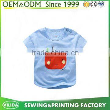 New 2016 Girls Boys Korea Style T Shirt With Printed Logo New Kids Cotton t Shirt Guangzhou photo-5