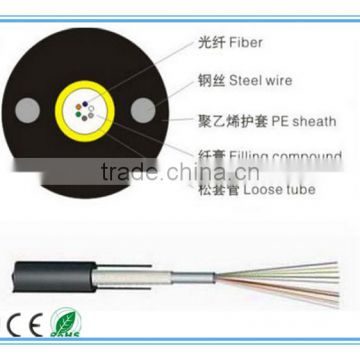 6 core GYXY non-armored unitube fiber optic cable, 6 core GYXY outdoor fiber optical cable