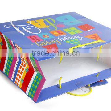 Wholesale Custom Folding Shopping Birthday Paper Gift Bags With Handles photo-2