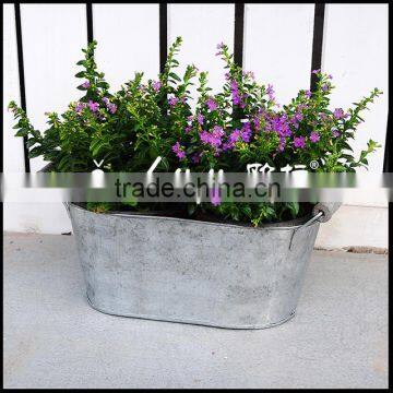 cheap oval iron pallet for flower