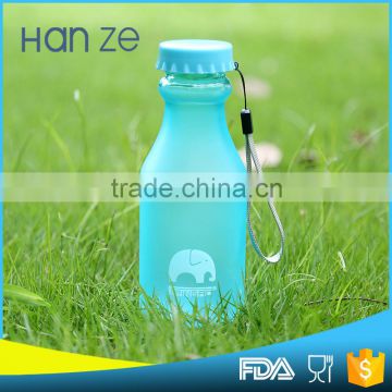 2015 popular new solar glass fish shape bottle