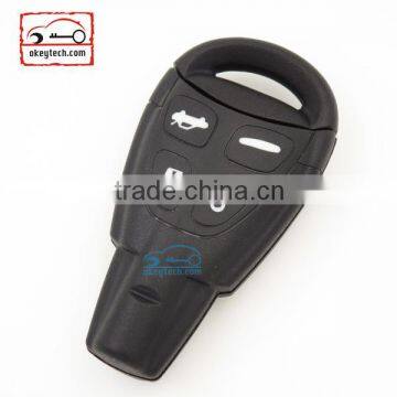 High Quatity Saab remote key shell Car Key saab soft 4 button with blank romote key case saab fob