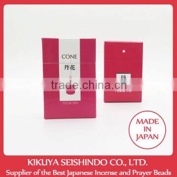 Daihatsu Incense Cone, Pocket Tanka, PockeTan, Plum Blossom, Pink, aroma cone, Japan incense, incense cones, japanese incense