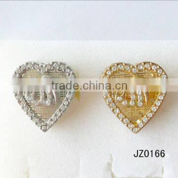 heart shaped diamond allah muslim rings jewelry