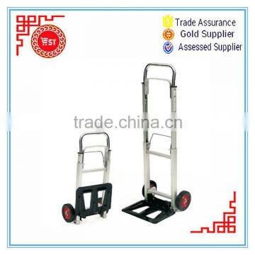 Folding hand truck for carrying cargo