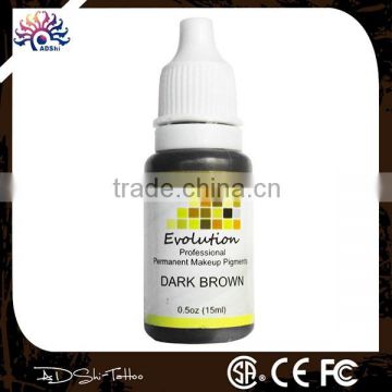 Permanent Make Up Tattoo Supplies Pigment Ink Eyebrow dark brown,Permanent Cosmetic Makeup Ink Pigment Eye ink