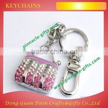 High Quality Swan With Shining Stone Keychains photo-4