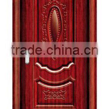 new style wooden single panel interior steel door for house