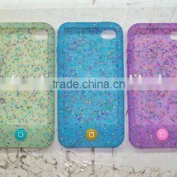 Silicone beautiful crystal phone cover mobile phone case