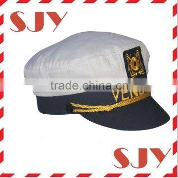 100%cotton Custom Embroidery Captain Sailor Hat