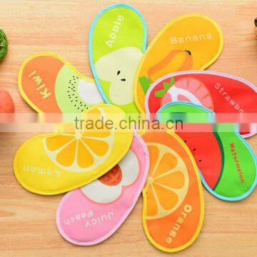 Wholesale fruit smell reusable cool warm gel soft made in chinareusable cooling spa cool massage ice cover eye mask