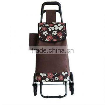 Three Wheels Laundry Shopping Cart With Chair photo-2