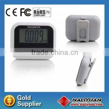 2015 Cheap multi-function pedometer with big LCD screen
