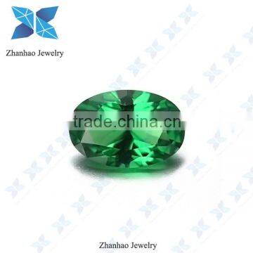 Oval Cut Nano Gemstone Deep Emerald Spinell For Jewerly