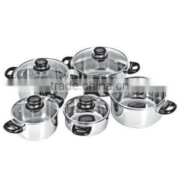 10pcs stainless steel cooker set