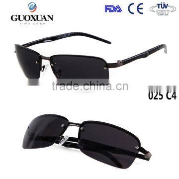 Rimless Black sunglasses for men german sunglasses