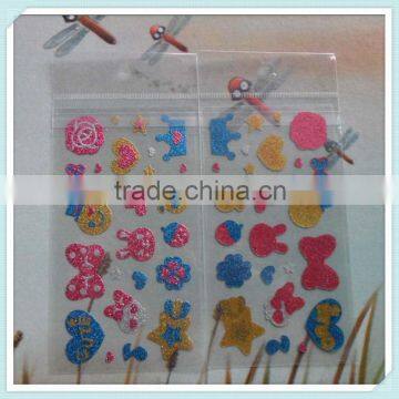 Butterfly/star/heart Glitter Powder Stickers photo-2