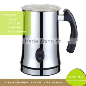 Small Office Usage Stainless Steel Cappuccino Milk Frother