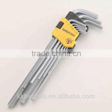 9pcs Extra Long Hex Key Wench Set