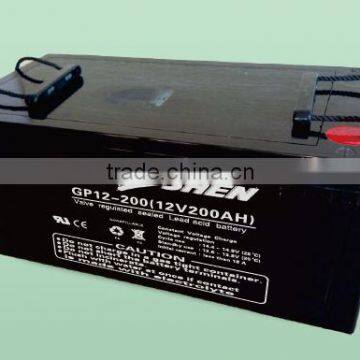 long life smf vrla batterys agm storage battery ups 12V 200AH batteries