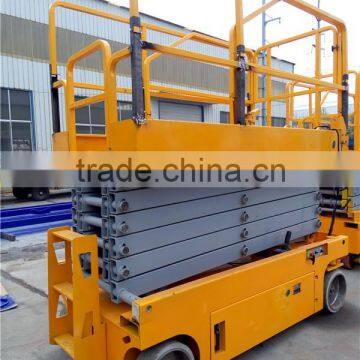 March electric scissor lift 2m lifting height hydraulic self propelled scissor lift