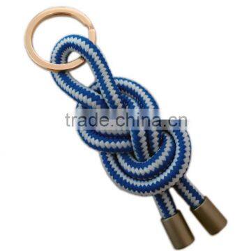 Hot sales in Europe fashion rope knot keychain from Chinese factory