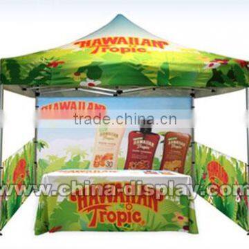 High quality advertising display booth custom logo outdoor pop up gazebo tent