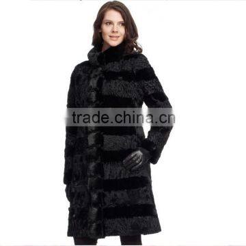 Factory Direct Selling High Quality Sheep Fur Coats For Woman photo-2
