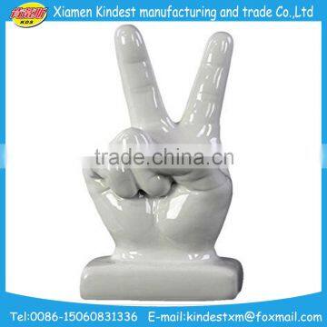 Handmade Hotsale Ceramic Figurines Unpainted Pineapple for Promotion photo-4