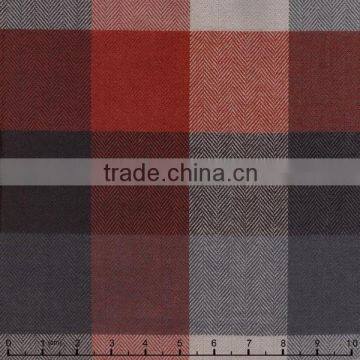 High Quality Big Color Check Cotton Tencel Flannel Shirt Fabric photo-2
