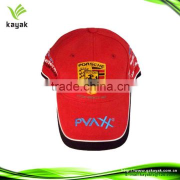 Red authentic racing flame baseball cap