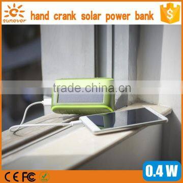 Fast charging CE FCC 5400Mah real capacity solar battery charger portable mobile phone power bank solar battery charger