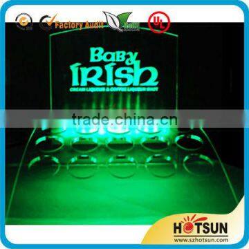 hot sell transparent outdoor led acrylic sign