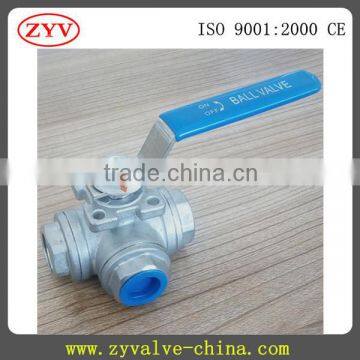 Hoting Selling Three-way Ball Valve With Direct Mounting Pad photo-3