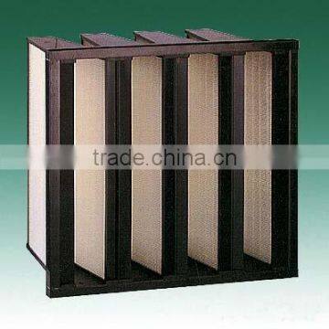 JOWELL F8 Mini Pleat PP Media Compact V Bank Air Compressor Filter F8 photo-5