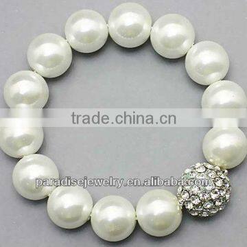 2012 Wholesale high-quality crystal charm beaded Bracelet-14pcs/row-B22037-4