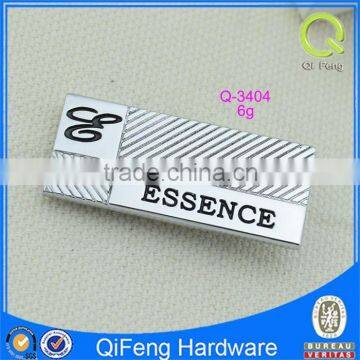 Q-3404 brand name embroidery logo custom metal private label