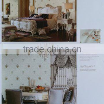 New Invention Seamless Wallcovering 2.8m Width Fabric Back Wallpaper ZHM-6203 photo-3