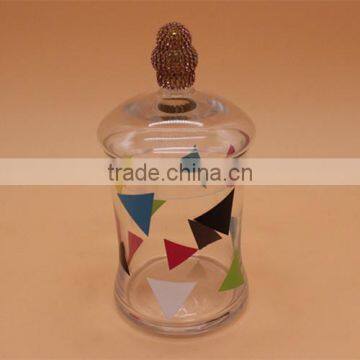 Glass Candy Jar For Decoration